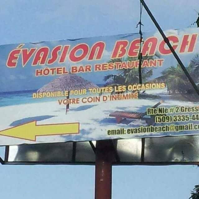 Evasion Beach Hotel Gressier Luaran gambar
